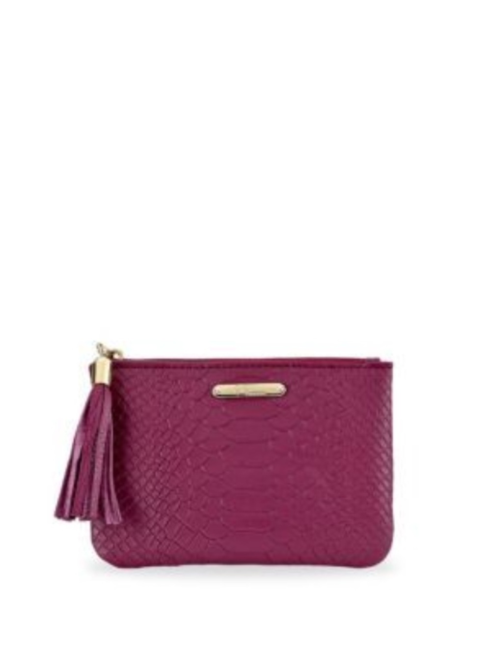 GIGI New York All In One Coin Python Embossed Wallet EUC